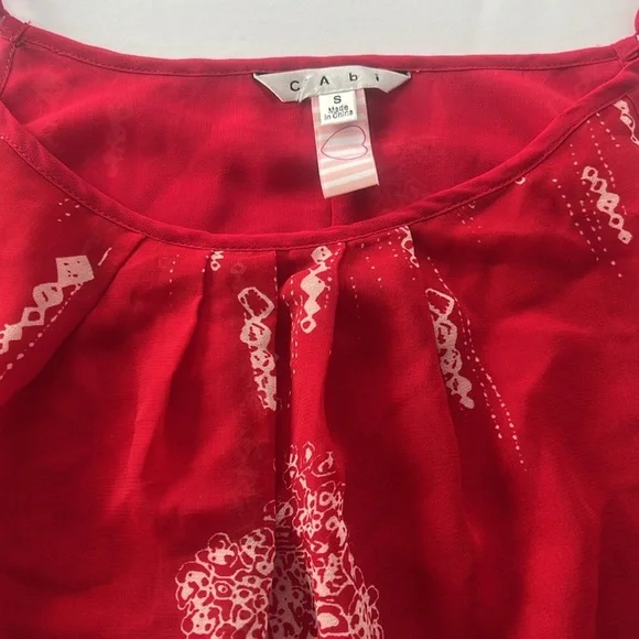 CAbi red cami top size small - Picture 3 of 8